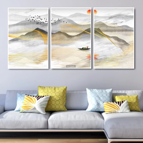 Tranh Treo Tường Phong Cảnh Non Nước Hữu Tình