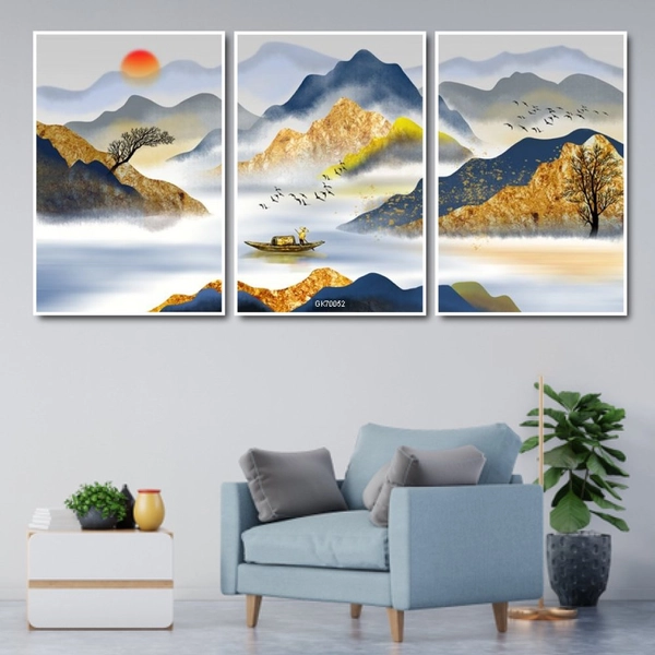 Tranh Treo Tường Phong Cảnh Non Nước Hữu Tình