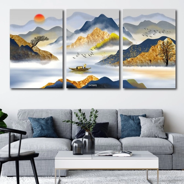 Tranh Treo Tường Phong Cảnh Non Nước Hữu Tình