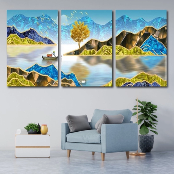 Tranh Treo Tường Phong Cảnh Non Nước Hữu Tình