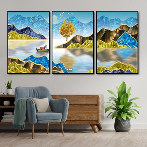 Tranh Treo Tường Phong Cảnh Non Nước Hữu Tình