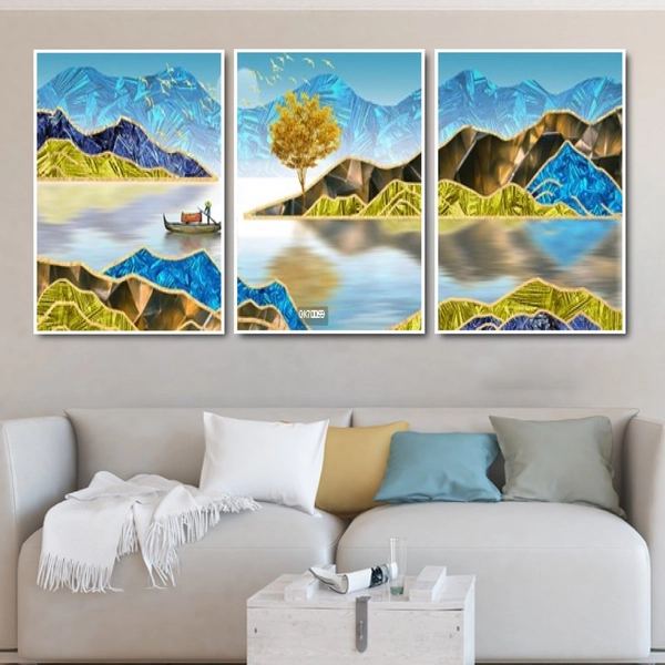 Tranh Treo Tường Phong Cảnh Non Nước Hữu Tình
