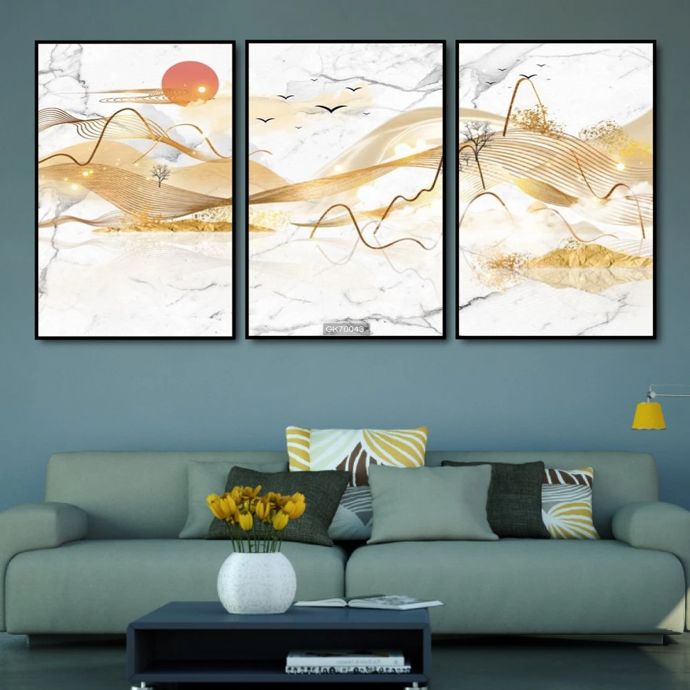 Tranh Canvas Treo Tường Núi Non Hữu Tình