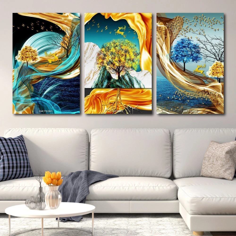 Tranh Canvas Treo Tường Hươu Vượt Ngân Hà 3