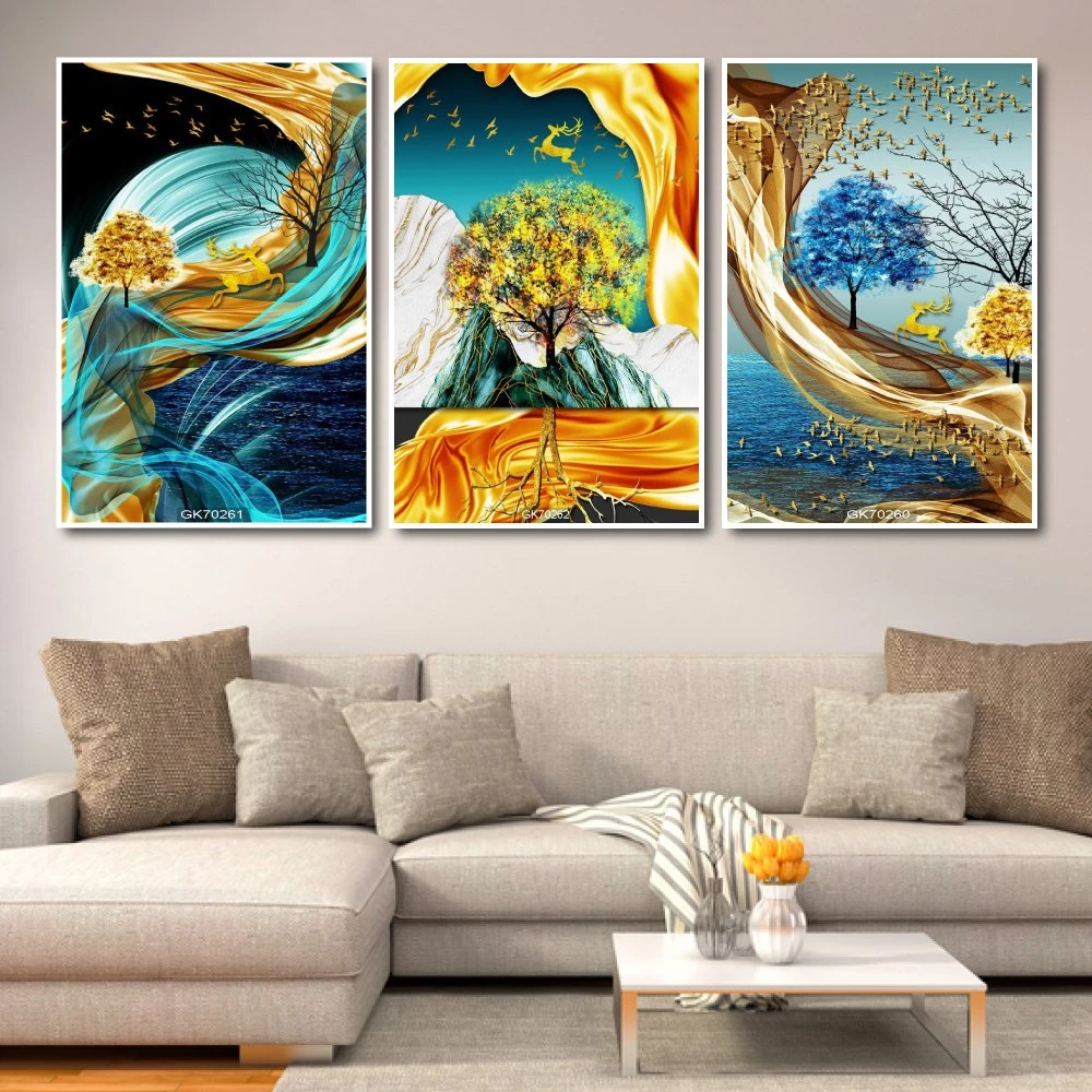 Tranh Canvas Treo Tường Hươu Vượt Ngân Hà 3