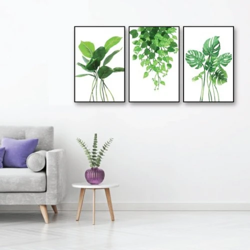 Tranh Treo Tường Lá Xanh Nhiệt Đới