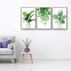 Tranh treo tường lá xanh nhiệt