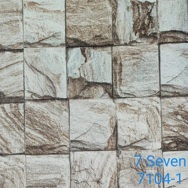 Map giấy dán tường texture giả đá 7 Seven 7104-1