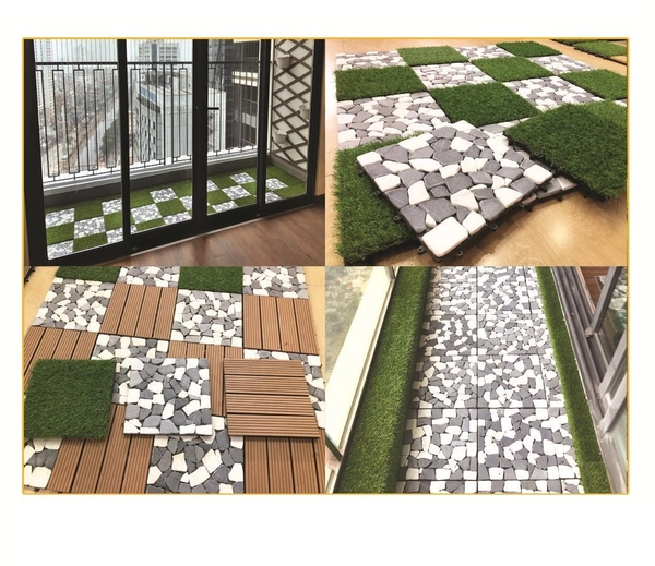 Sàn vỉ đá tự nhiên lót sàn ban công