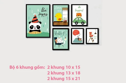Khung gỗ bộ 11 khung KG143