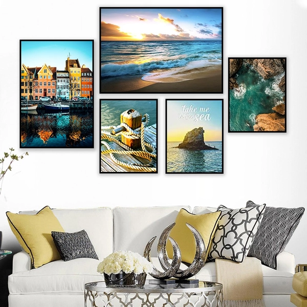 Tranh treo tường phong cảnh biển yên bình