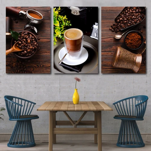 Tranh treo tường những hạt cà phê
