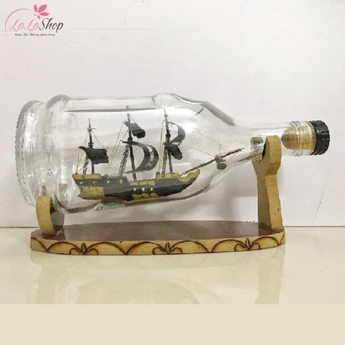 Thuyền trong chai phong thủy 24x10x12