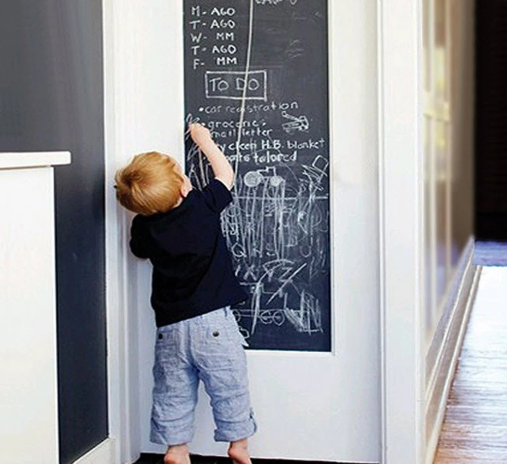 Decal Bảng viết màu đen 60x200cm