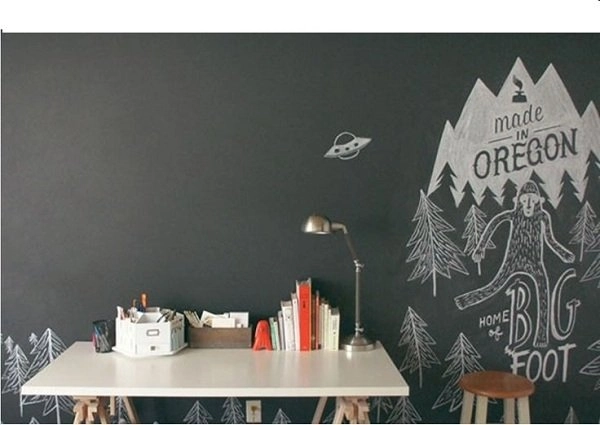 Decal Bảng viết màu đen 60x200cm