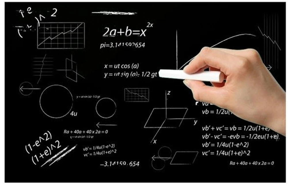 Decal Bảng viết màu đen 60x200cm