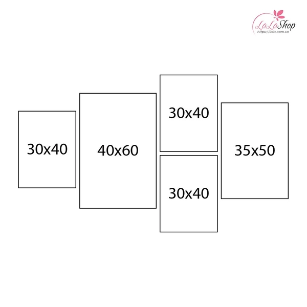 Tranh treo tường biển và cây xanh