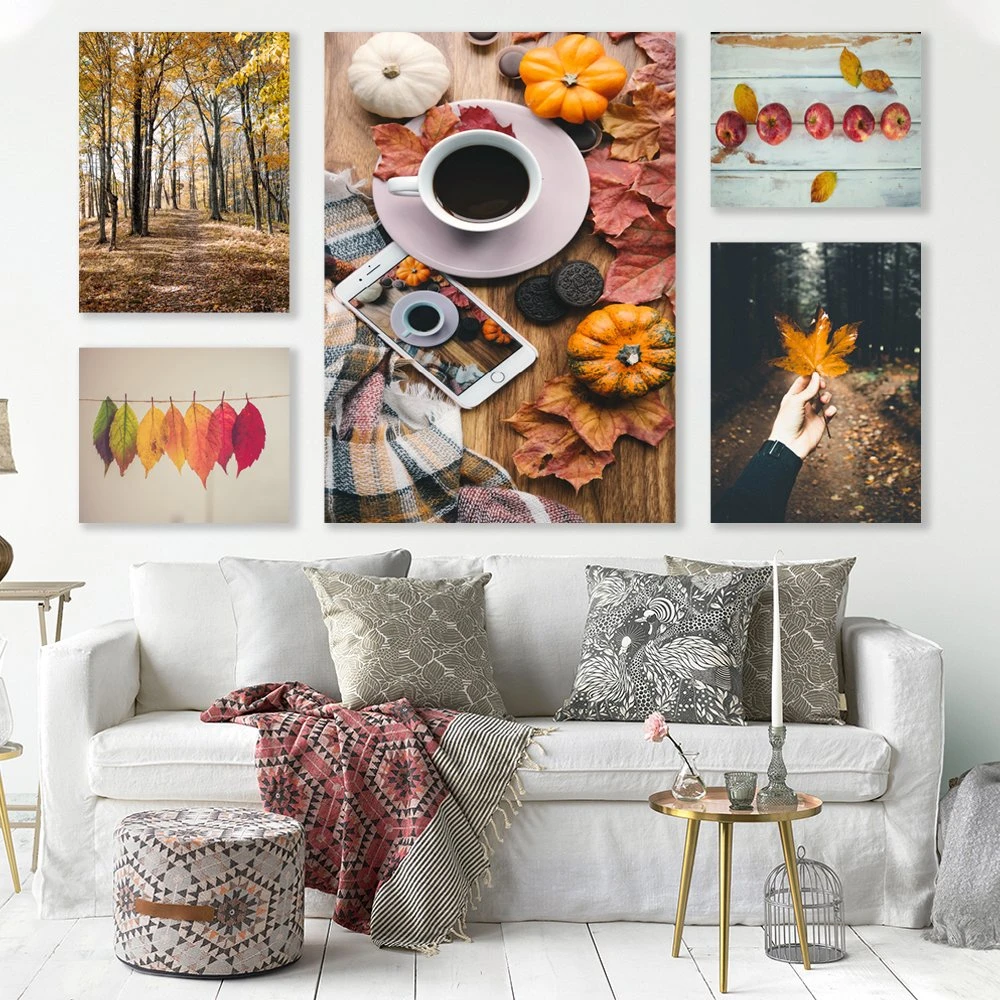 Tranh Treo Tường Mùa Thu Lá Vàng