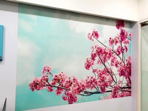 Tranh dán Tường Cây Phát Tài Vàng