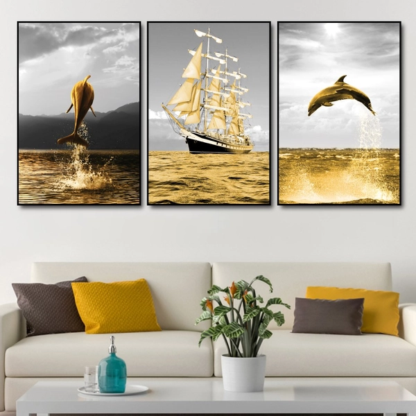 Tranh treo tường thuận buồm xuôi gió mang nhiều ý nghĩa