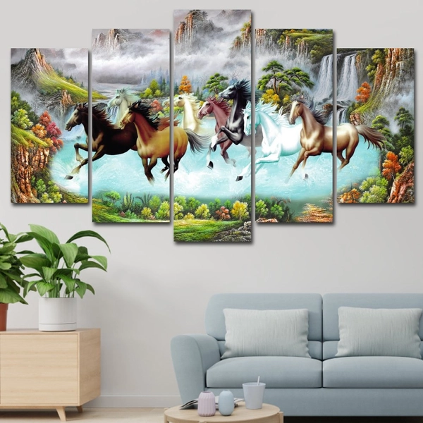 Tranh treo tường bát mã truy phong 2