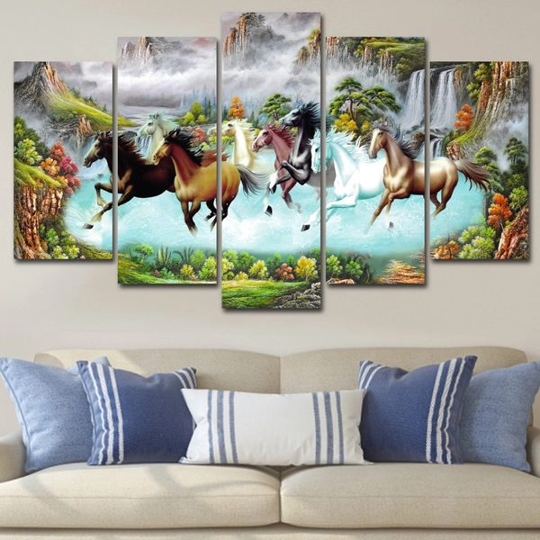 Tranh treo tường bát mã truy phong 2