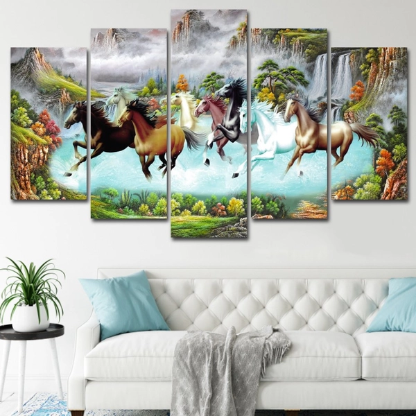 Tranh treo tường bát mã truy phong 2