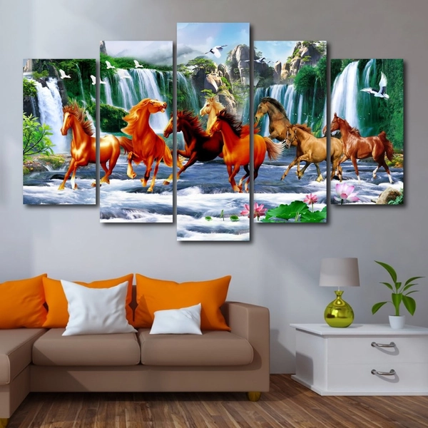 Tranh treo tường bát mã truy phong 2