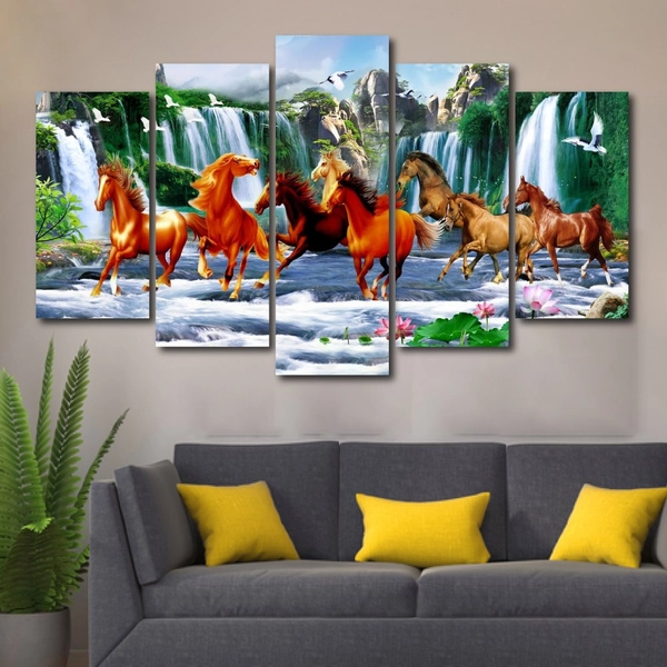 Tranh treo tường bát mã truy phong 2