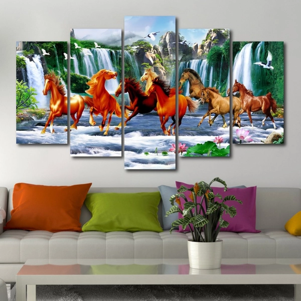 Tranh treo tường bát mã truy phong 2