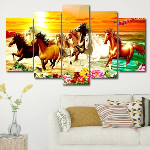 Tranh treo tường bát mã truy phong 2