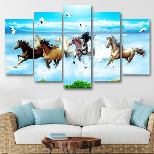 Tranh treo tường bát mã truy phong 2