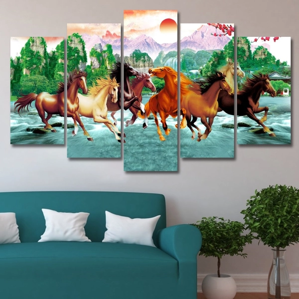 Tranh treo tường bát mã truy phong 2