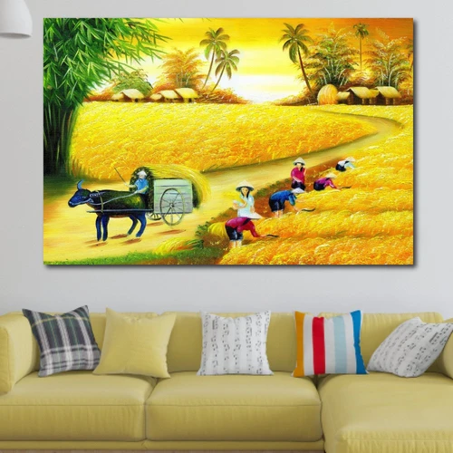 Tranh treo tường phong cảnh đồng quê