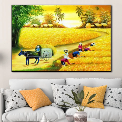 Tranh treo tường phong cảnh đồng quê