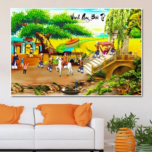 Tranh treo tường vinh quy bái tổ