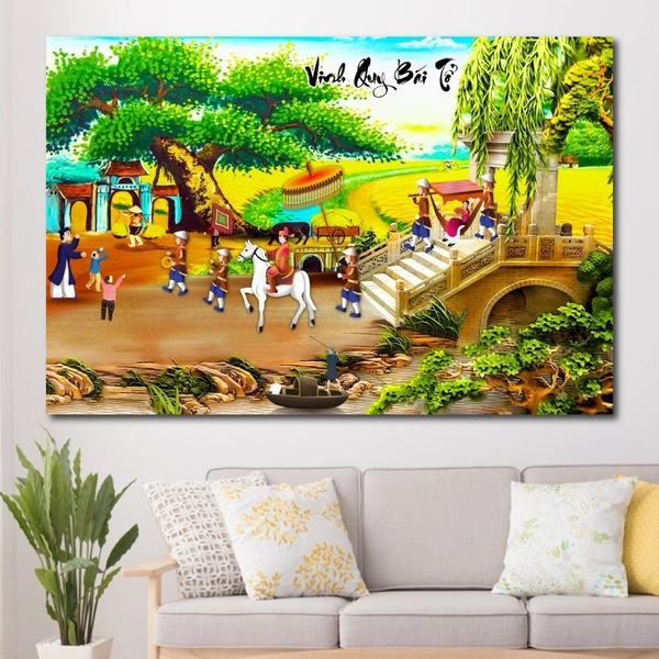 Tranh treo tường vinh quy bái tổ