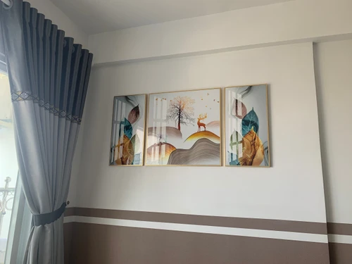 Tranh Treo Tường Hươu Hoa Tài Lộc 7