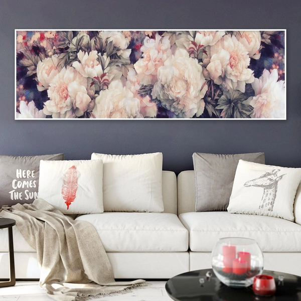 Tranh treo tường hoa hồng đua sắc