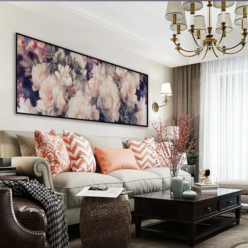 Tranh treo tường hoa hồng đua sắc