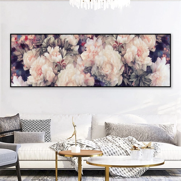 Tranh treo tường hoa hồng đua sắc