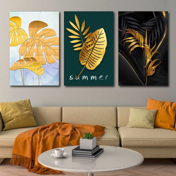 Tranh treo tường lá vàng (HG)