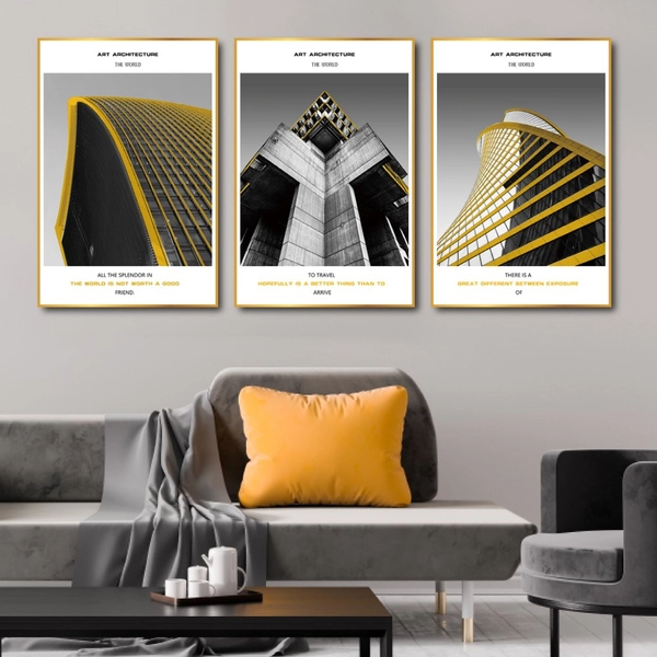 Tranh treo tường nghệ thuật kiến trúc