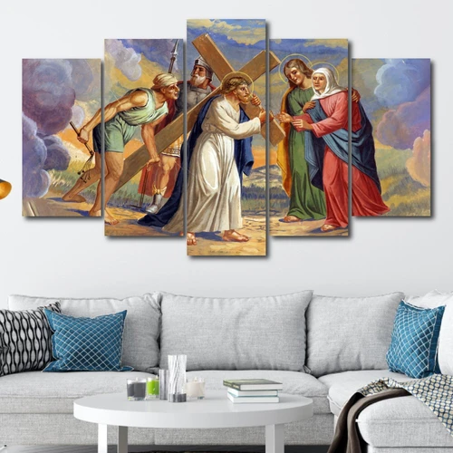 Tranh treo tường chúa kéo thập tự giá