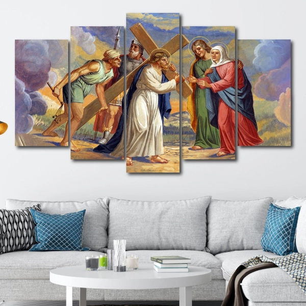 Tranh treo tường chúa và thập tự giá