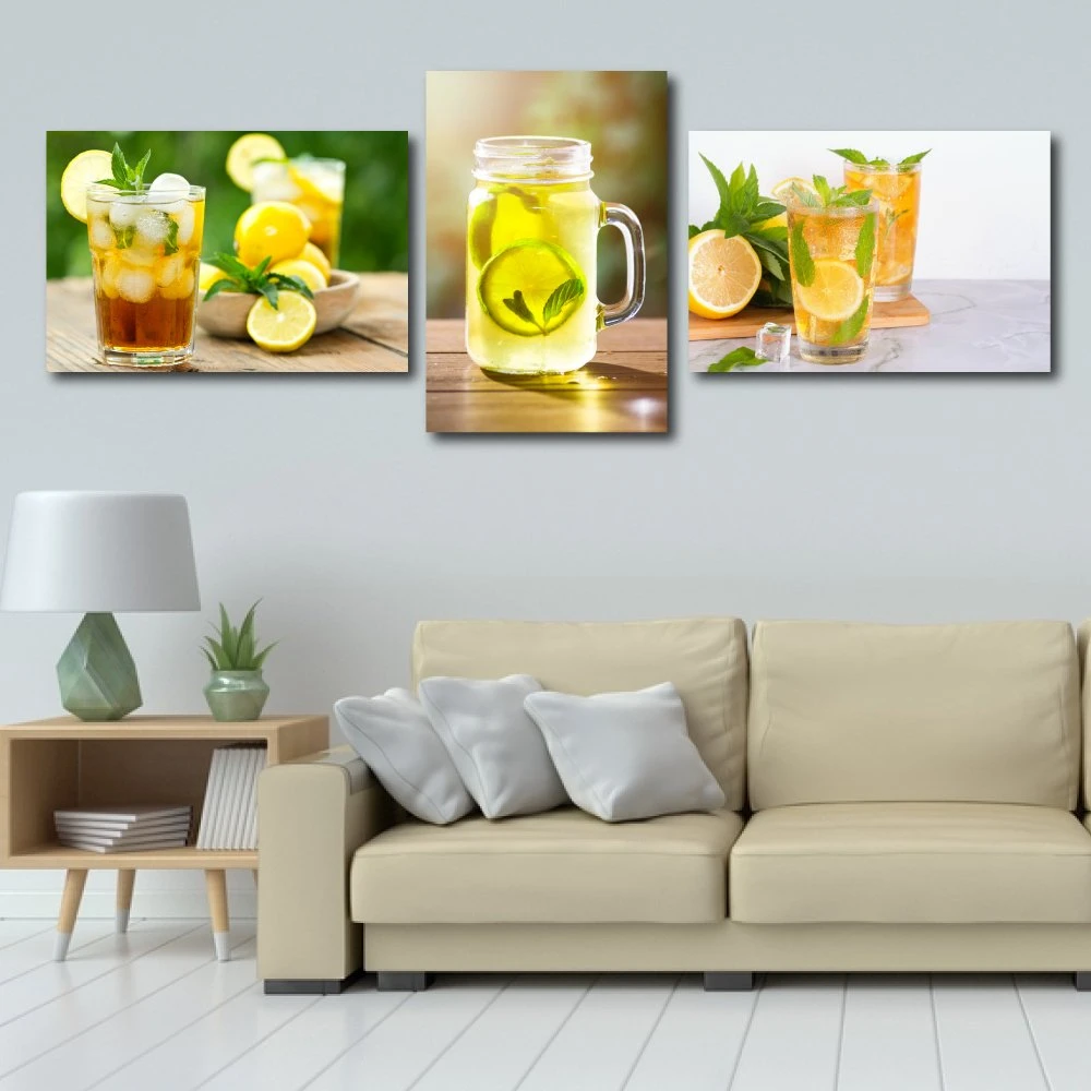 Tranh treo tường trà chanh 2
