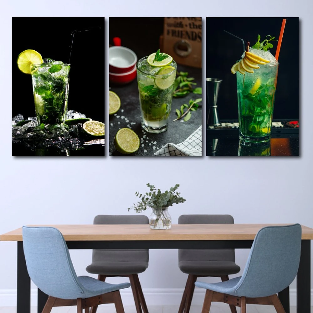 Tranh treo tường trà chanh 4