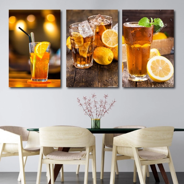 Tranh treo tường trà chanh 4