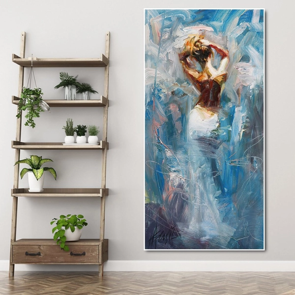 Tranh treo tường cô gái nghệ thuật 10