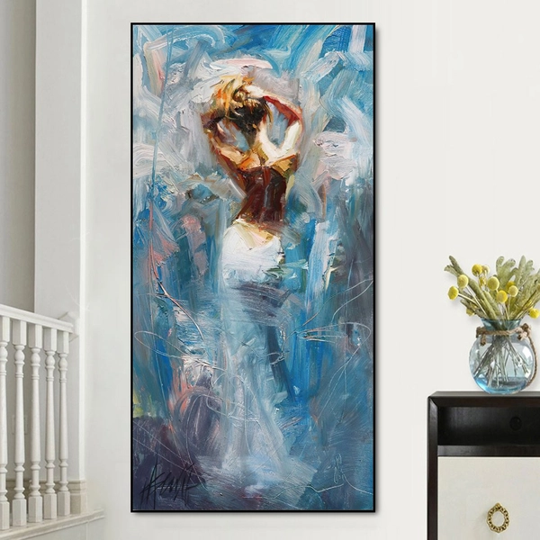 Tranh treo tường cô gái nghệ thuật 10